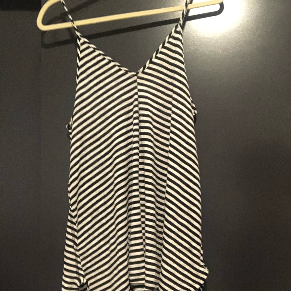 Striped free people romper